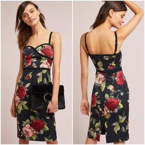 Black Halo Floral Daria Dress